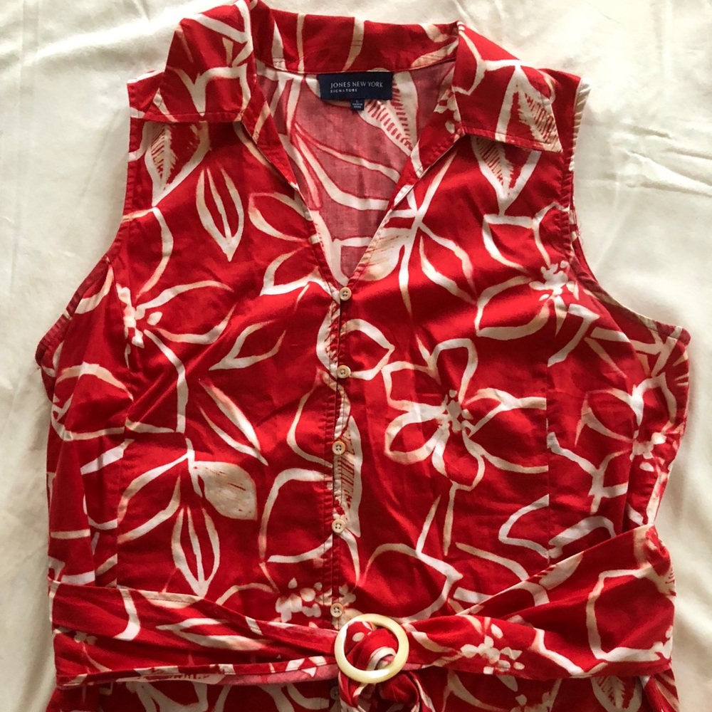 Women’s Jones New York sleeveless top Size L